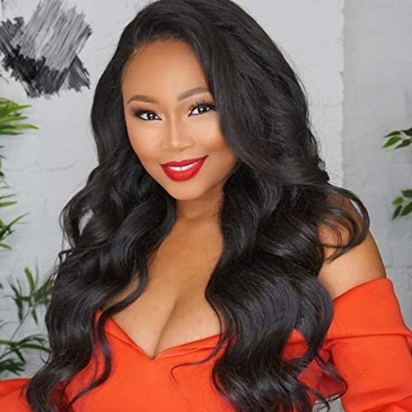 Brown Wavy Full Wig main image 4